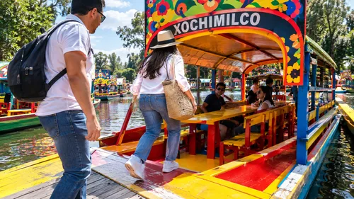 3. Boarding Your Trajinera